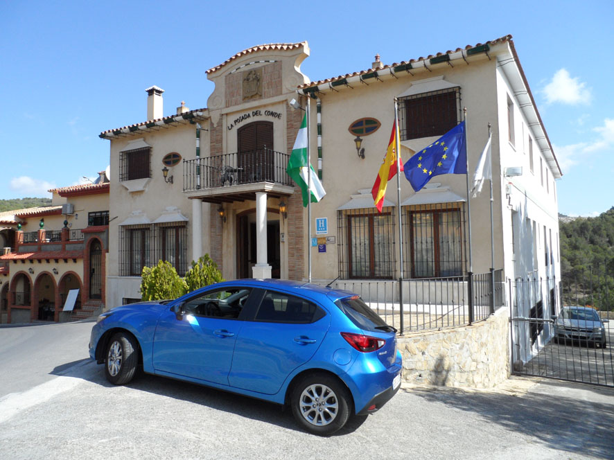 El Nuevo Mazda2 de visita en nuestro Hotel