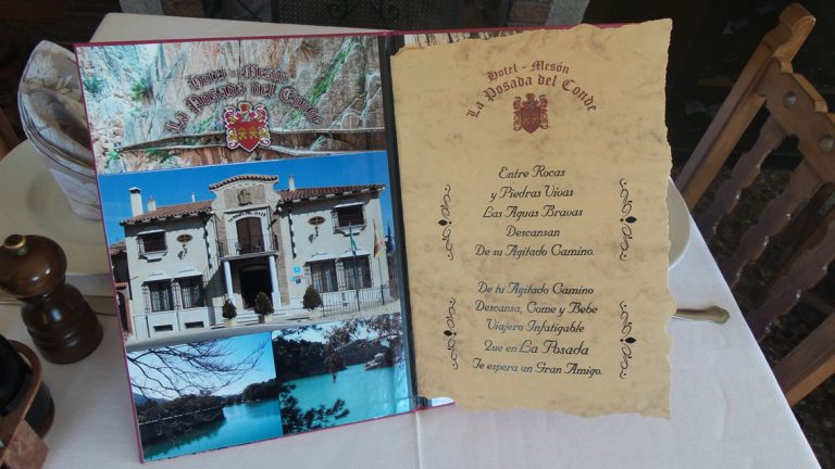 El Hotel Mesón La Posada del Conde presenta su nueva Carta de Comidas