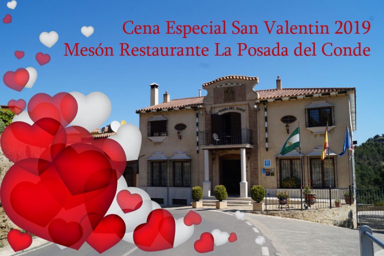 Cena Especial San Valentí­n 2019 en Hotel Mesón La Posada del Conde