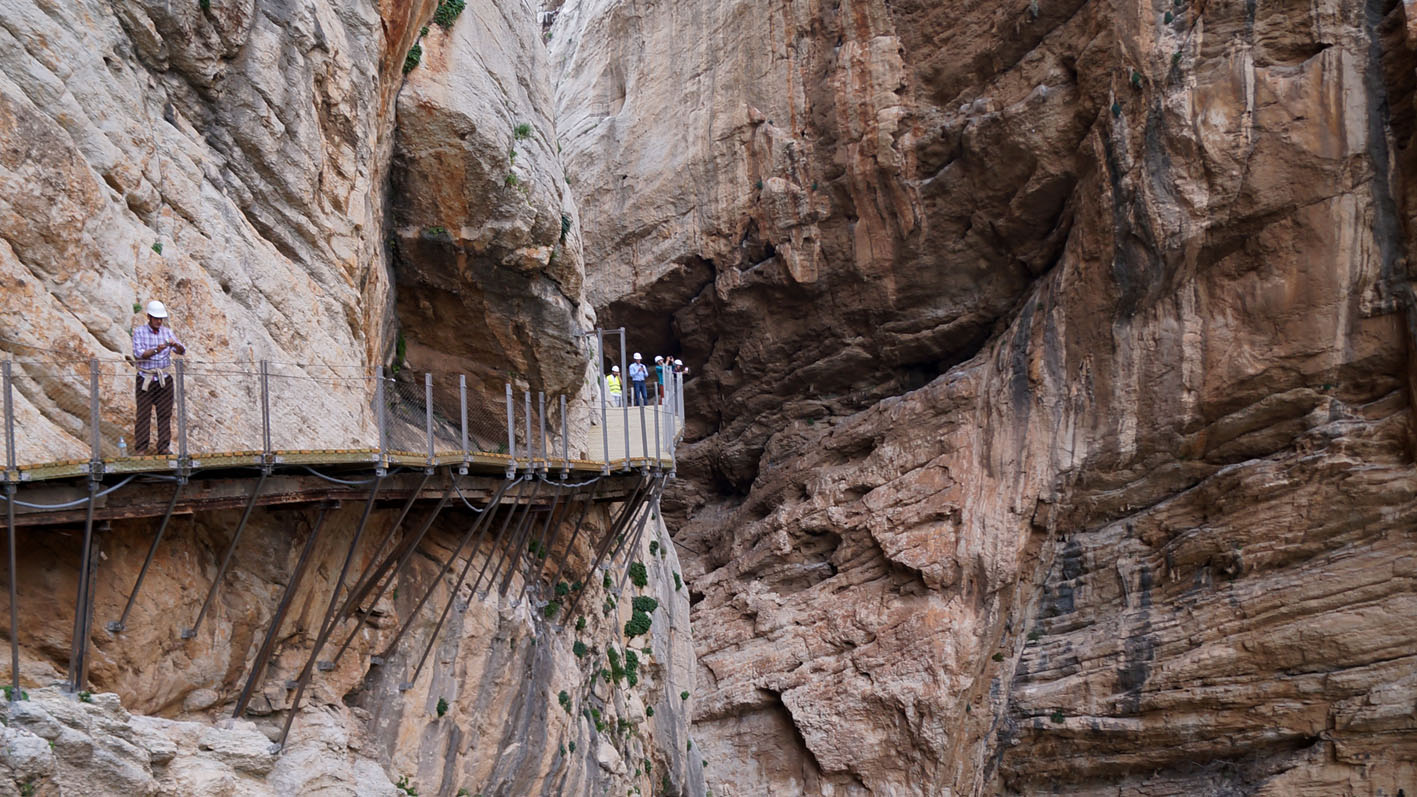 Pasarela en El Caminito del Rey.