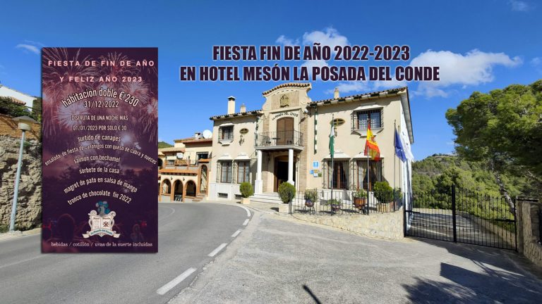 Fiesta Fin de Año 2022 y entrada en 2023 con cena y alojamiento en Hotel Mesón La Posada del Conde