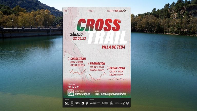 Todo preparado para la VIII Edición Cross Trail Villa de Teba este sábado 22 de abril, un evento en el que deporte y solidaridad van de la mano