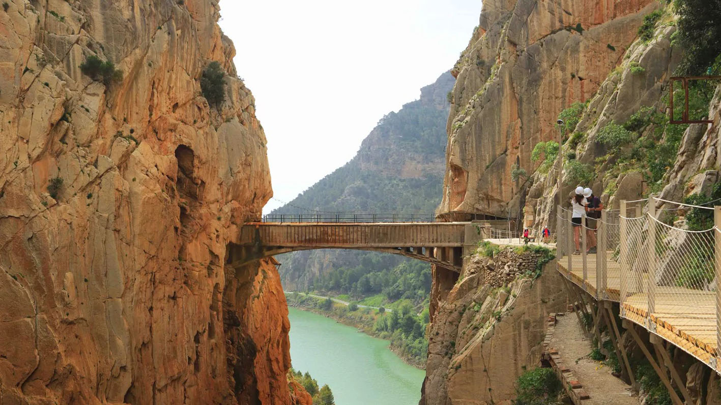 Puente en El Caminito del Rey.
